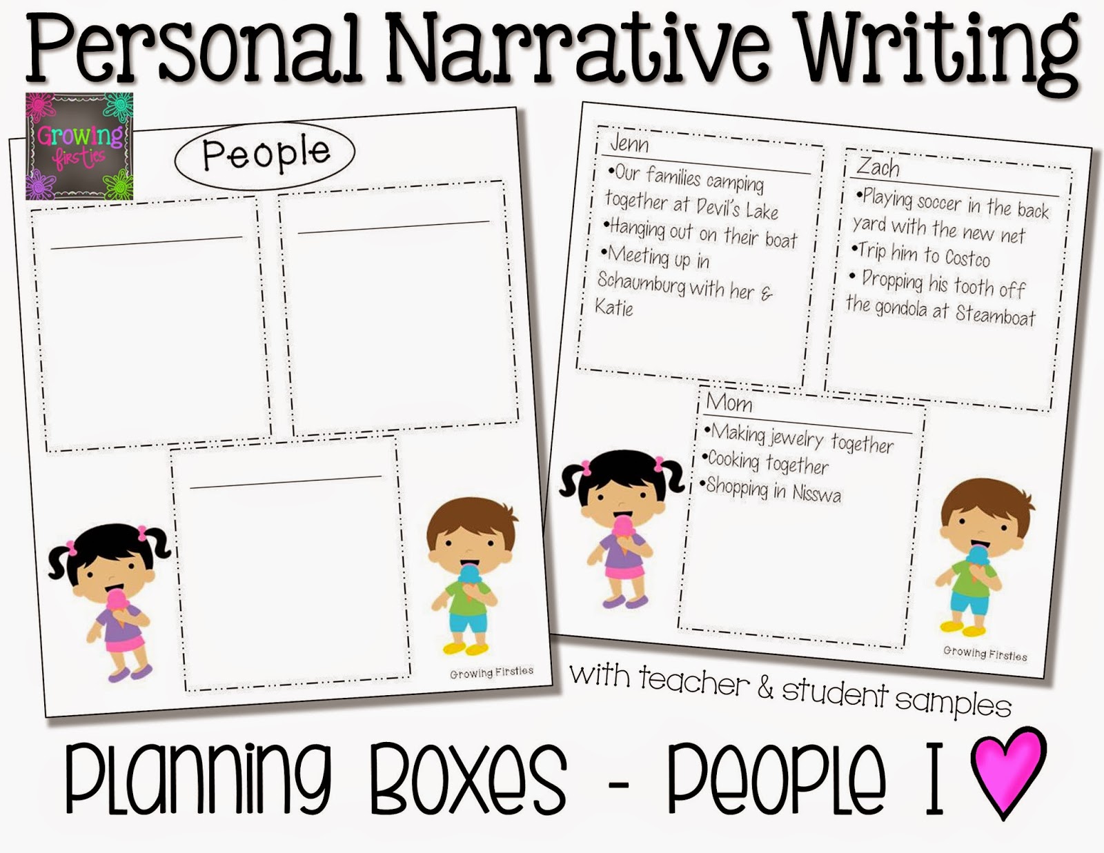 published personal narrative essays for kids